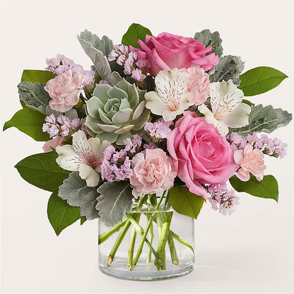 Dusty Rose Bouquet – LESLIE'S FLOWERS & PARTY SUPPLIES, Howell NJ