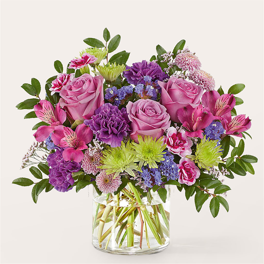 Glass Half Full Bouquet – LESLIE'S FLOWERS & PARTY SUPPLIES, Howell NJ