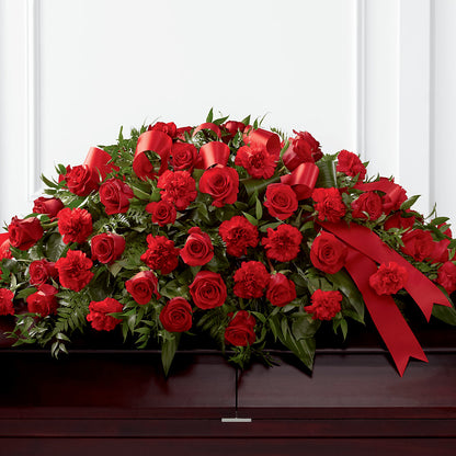 Tribute of Life Casket Spray – LESLIE'S FLOWERS & PARTY SUPPLIES, Howell NJ