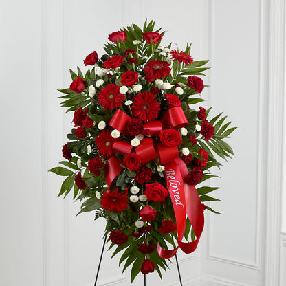 Treasured Memories Standing Spray – LESLIE'S FLOWERS & PARTY SUPPLIES, Howell NJ