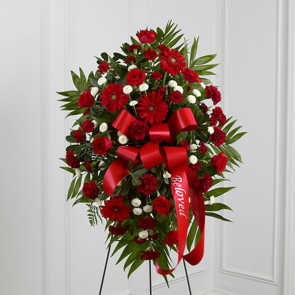 Treasured Memories Standing Spray – LESLIE'S FLOWERS & PARTY SUPPLIES, Howell NJ