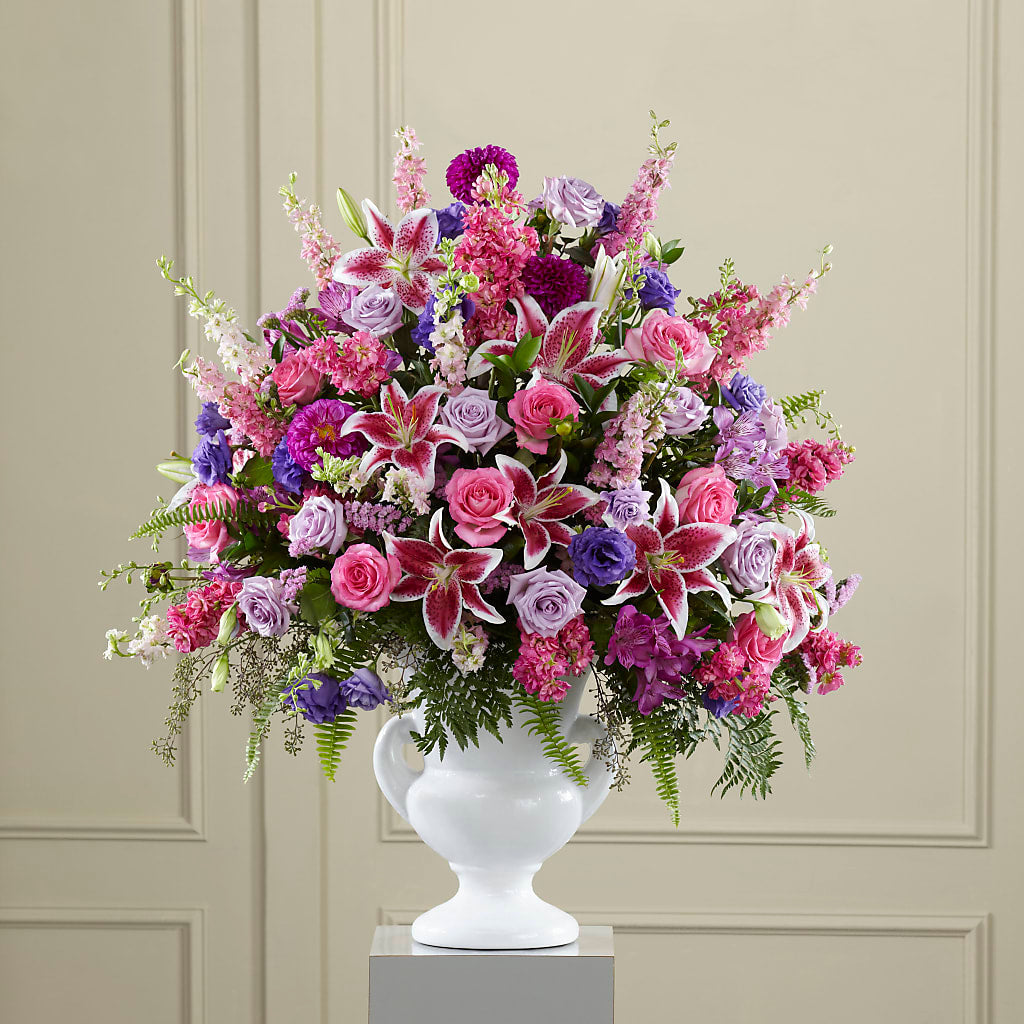 Peaceful Tribute Arrangement – LESLIE'S FLOWERS & PARTY SUPPLIES, Howell NJ
