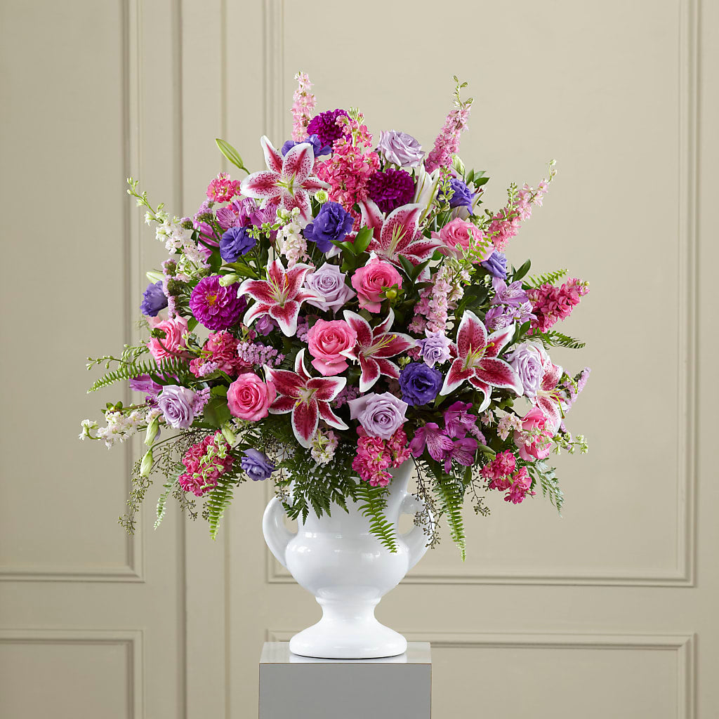 Peaceful Tribute Arrangement – LESLIE'S FLOWERS & PARTY SUPPLIES, Howell NJ