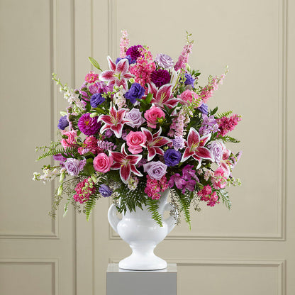 Peaceful Tribute Arrangement – LESLIE'S FLOWERS & PARTY SUPPLIES, Howell NJ