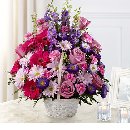 Pastel Peace Basket – LESLIE'S FLOWERS & PARTY SUPPLIES, Howell NJ