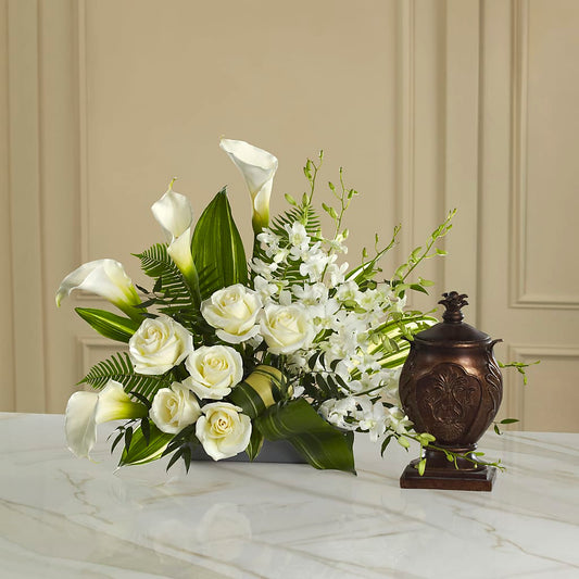 At Peace Arrangement – LESLIE'S FLOWERS & PARTY SUPPLIES, Howell NJ