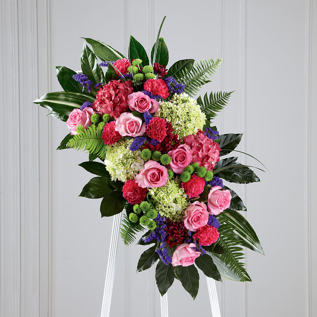 Refreshing Mix Standing Spray – LESLIE'S FLOWERS & PARTY SUPPLIES, Howell NJ