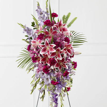 Tender Touch Standing Spray – LESLIE'S FLOWERS & PARTY SUPPLIES, Howell NJ