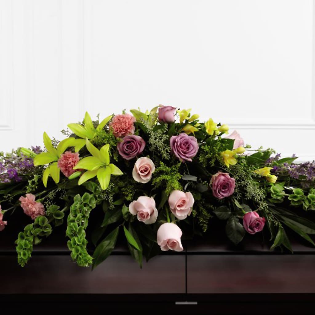 Forever Beloved Casket Spray – LESLIE'S FLOWERS & PARTY SUPPLIES, Howell NJ