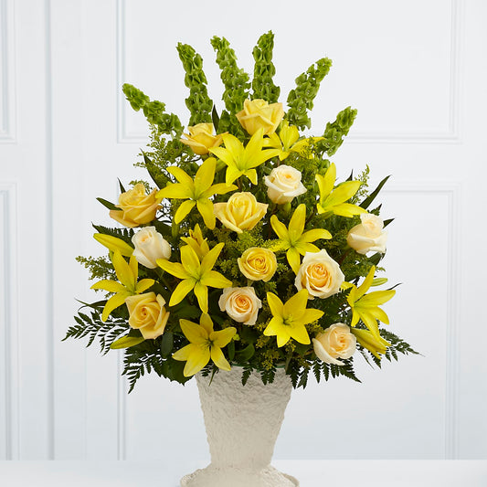 Golden Memories Arrangement – LESLIE'S FLOWERS & PARTY SUPPLIES, Howell NJ