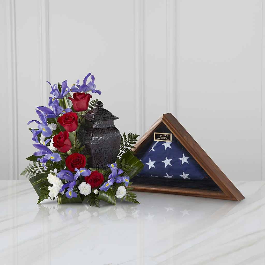 Patriotic Tribute Arrangement – LESLIE'S FLOWERS & PARTY SUPPLIES, Howell NJ