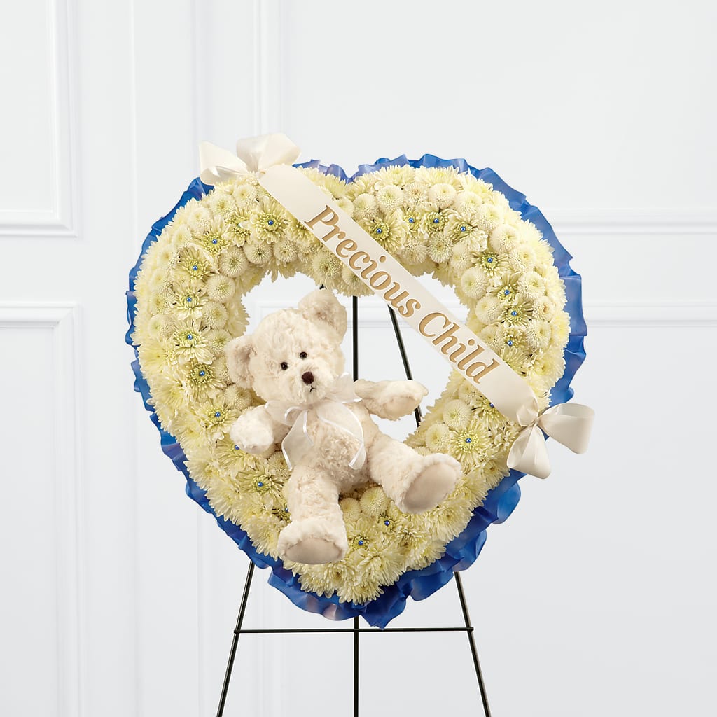 Precious Child Standing Heart – LESLIE'S FLOWERS & PARTY SUPPLIES, Howell NJ