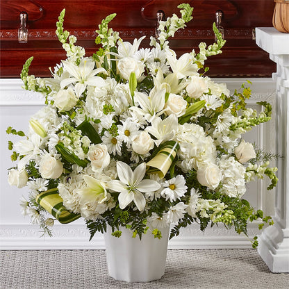 Thoughts of Tranquility Floor Basket – LESLIE'S FLOWERS & PARTY SUPPLIES, Howell NJ