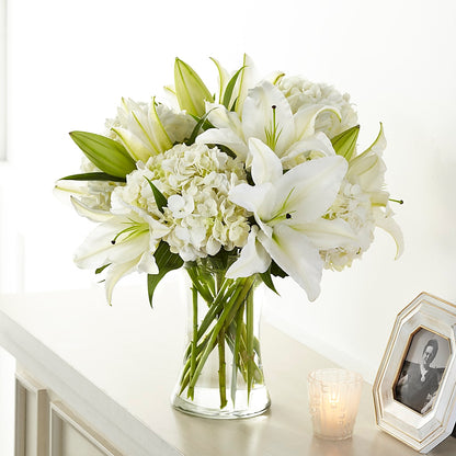 Compassionate Lily Bouquet – LESLIE'S FLOWERS & PARTY SUPPLIES, Howell NJ