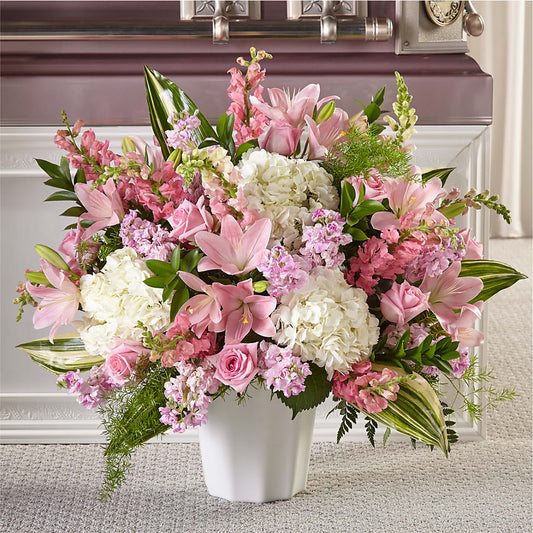 Simply Serene Floor Basket – LESLIE'S FLOWERS & PARTY SUPPLIES, Howell NJ