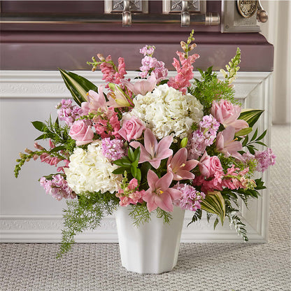 Simply Serene Floor Basket – LESLIE'S FLOWERS & PARTY SUPPLIES, Howell NJ