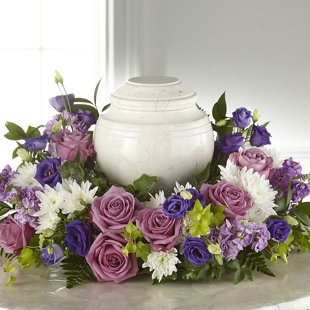Blooming Sympathy Cremation Adornment – LESLIE'S FLOWERS & PARTY SUPPLIES, Howell NJ