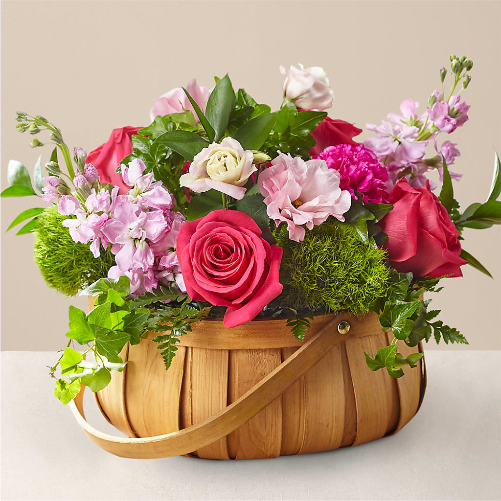 Radiance in Bloom Basket – LESLIE'S FLOWERS & PARTY SUPPLIES, Howell NJ