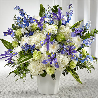 Soft Serenity Floor Basket – LESLIE'S FLOWERS & PARTY SUPPLIES, Howell NJ
