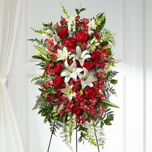 Everlasting Memory Standing Spray – LESLIE'S FLOWERS & PARTY SUPPLIES, Howell NJ