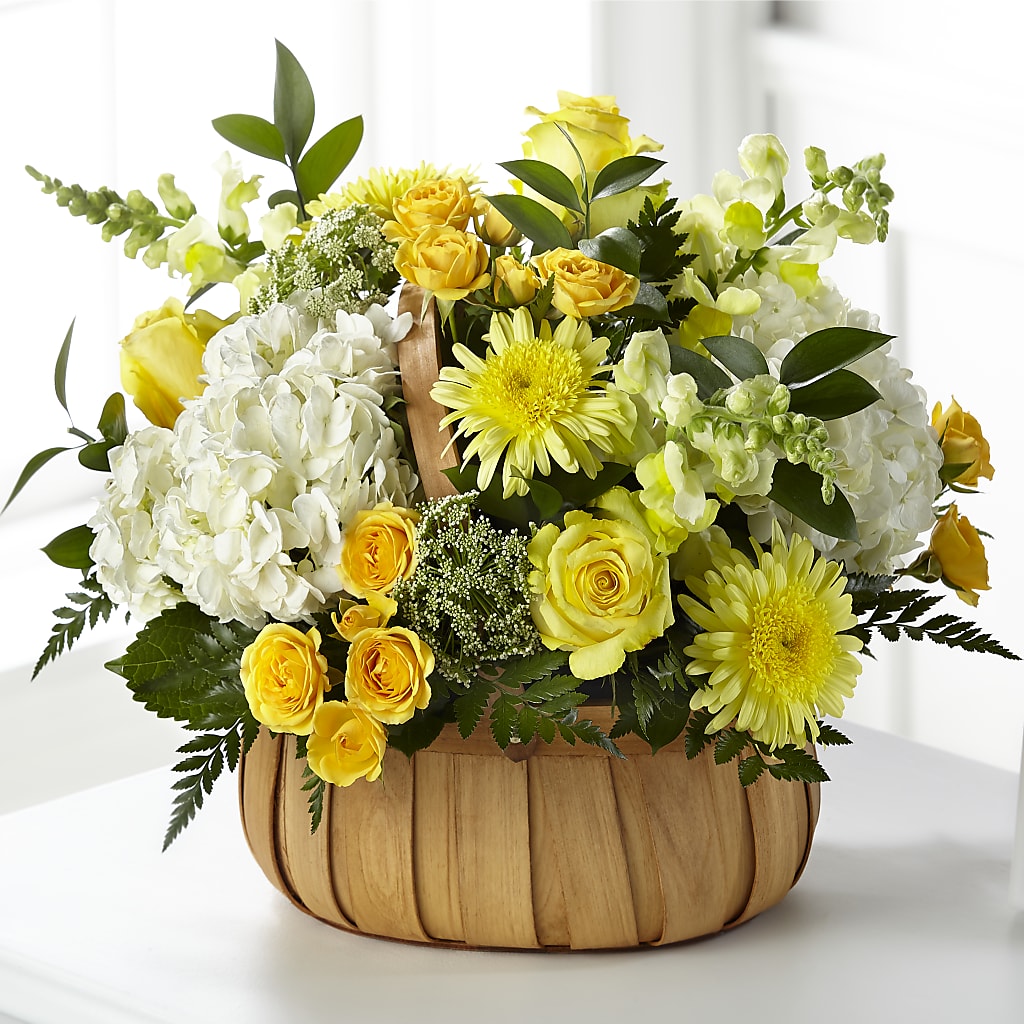 Rustic Remembrance Basket – LESLIE'S FLOWERS & PARTY SUPPLIES, Howell NJ