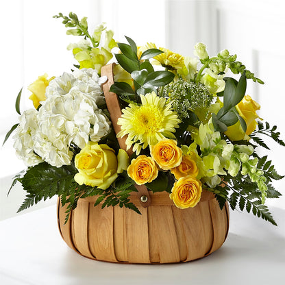 Rustic Remembrance Basket – LESLIE'S FLOWERS & PARTY SUPPLIES, Howell NJ