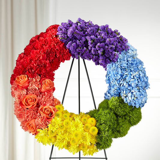 Circle of Love Wreath – LESLIE'S FLOWERS & PARTY SUPPLIES, Howell NJ