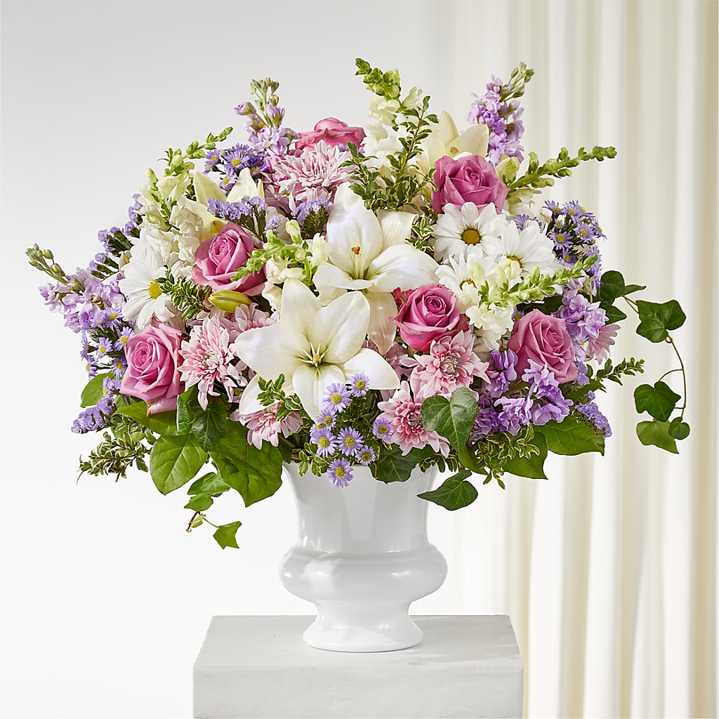 Remarkable Life Urn Arrangement – LESLIE'S FLOWERS & PARTY SUPPLIES, Howell NJ