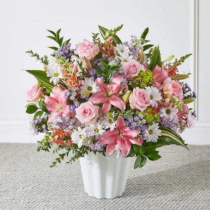 Abundant Compassion Floor Basket – LESLIE'S FLOWERS & PARTY SUPPLIES, Howell NJ
