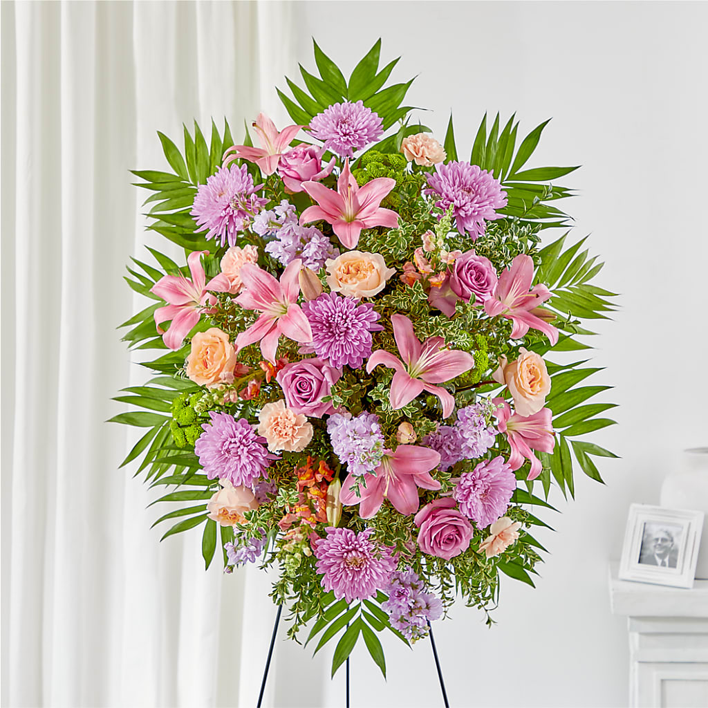 Love & Light Standing Spray – LESLIE'S FLOWERS & PARTY SUPPLIES, Howell NJ