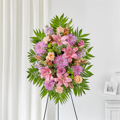 Love & Light Standing Spray – LESLIE'S FLOWERS & PARTY SUPPLIES, Howell NJ