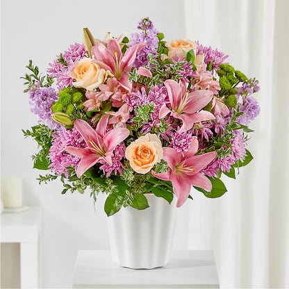 Supportive Embrace Tabletop Basket – LESLIE'S FLOWERS & PARTY SUPPLIES, Howell NJ