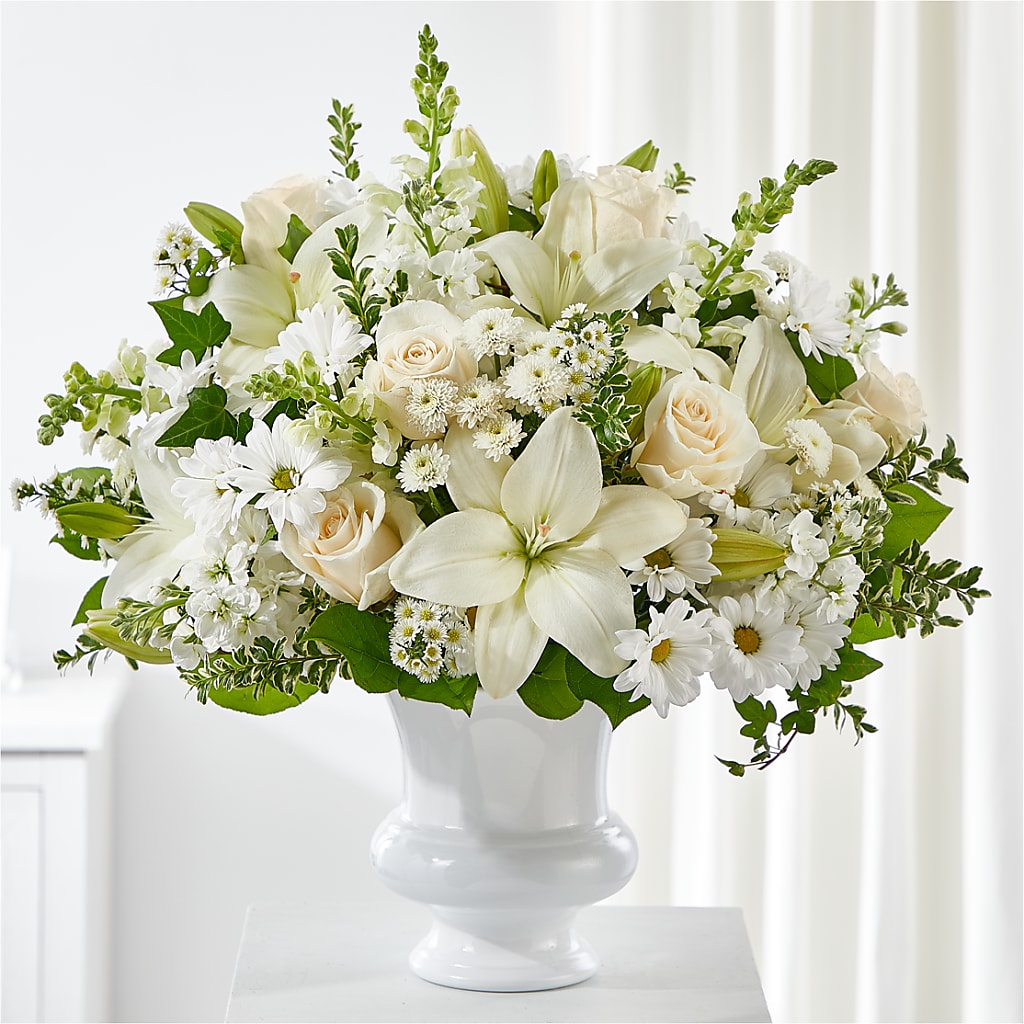 Uplifting Urn Arrangement – LESLIE'S FLOWERS & PARTY SUPPLIES, Howell NJ