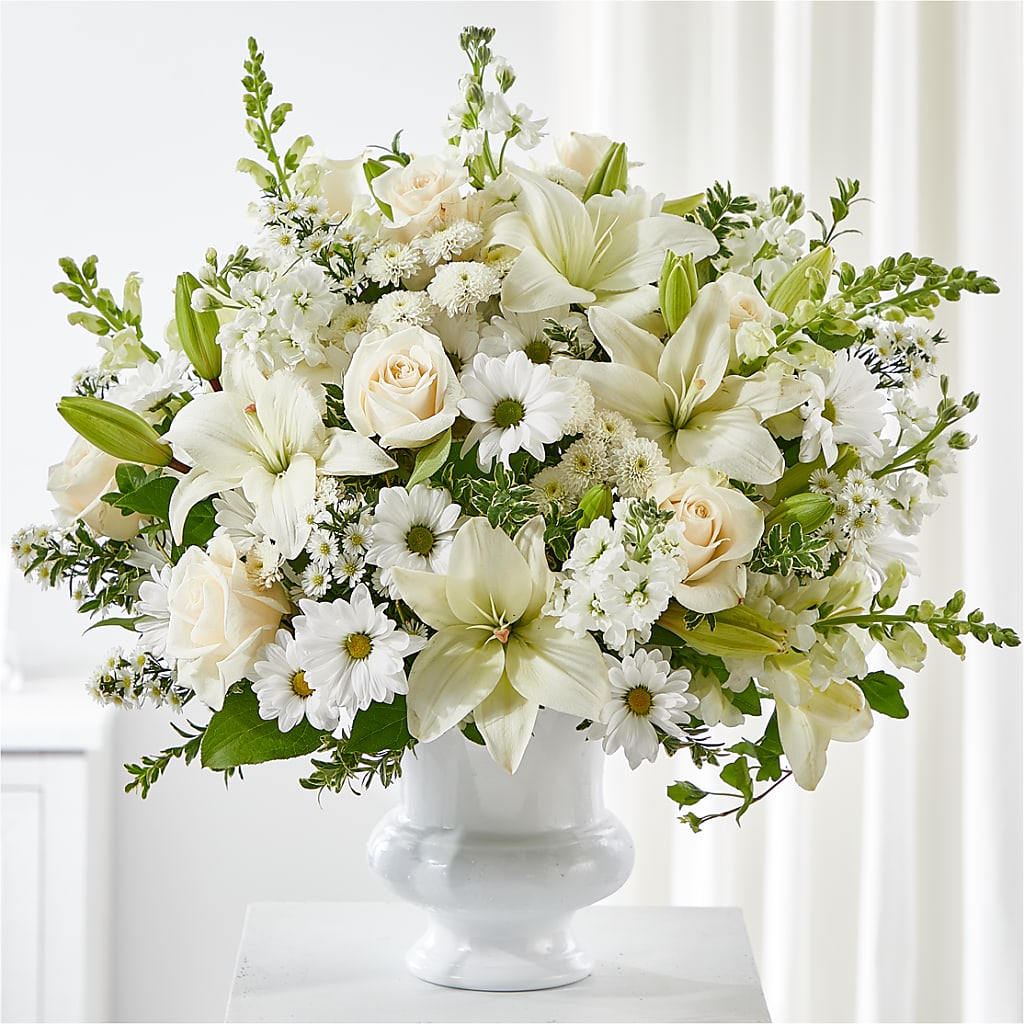 Uplifting Urn Arrangement – LESLIE'S FLOWERS & PARTY SUPPLIES, Howell NJ
