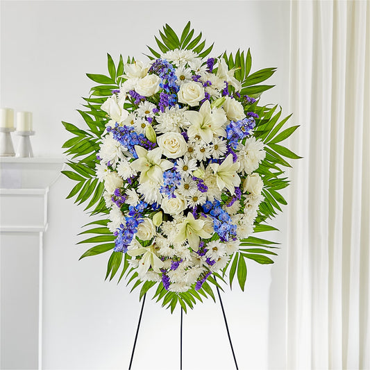At Rest Standing Spray – LESLIE'S FLOWERS & PARTY SUPPLIES, Howell NJ