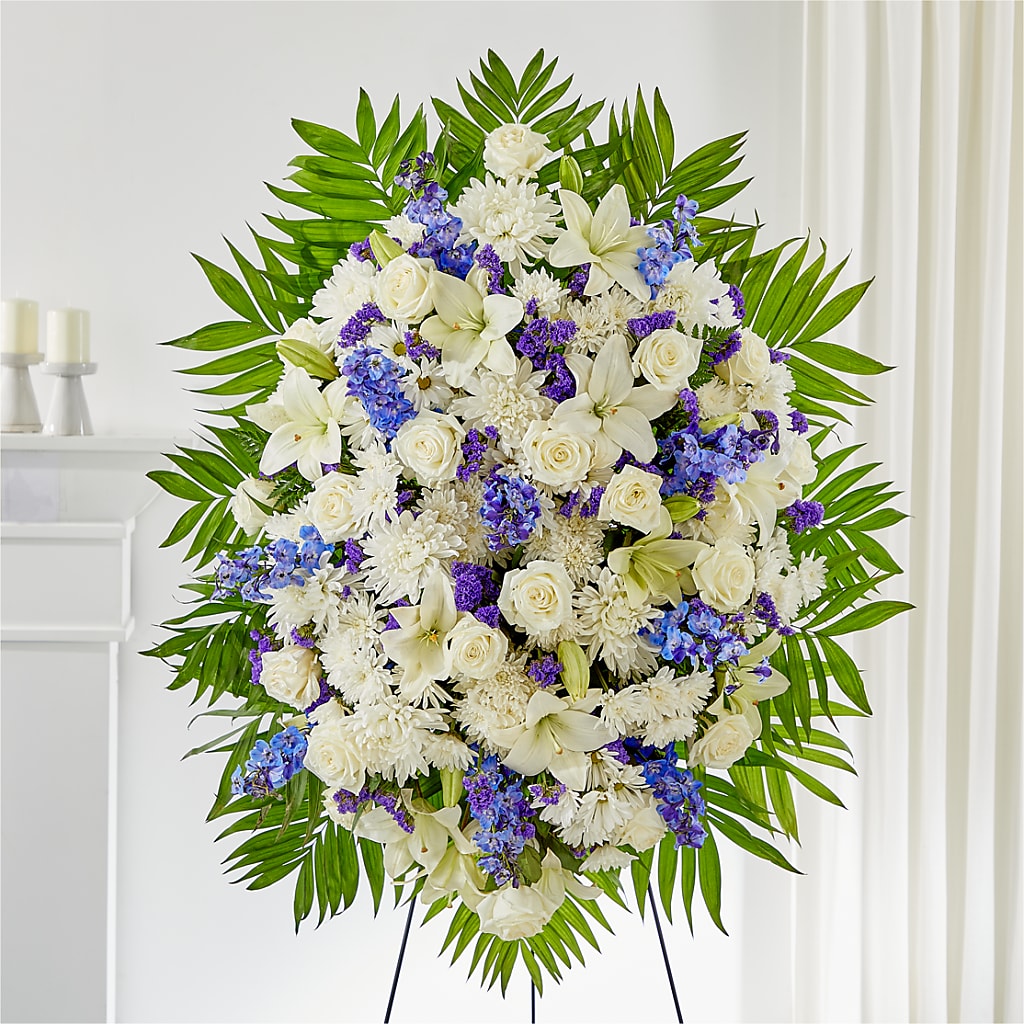 At Rest Standing Spray – LESLIE'S FLOWERS & PARTY SUPPLIES, Howell NJ