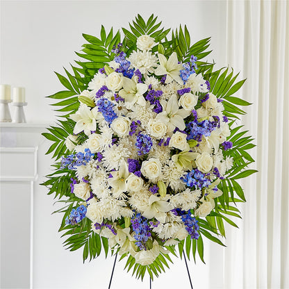 At Rest Standing Spray – LESLIE'S FLOWERS & PARTY SUPPLIES, Howell NJ
