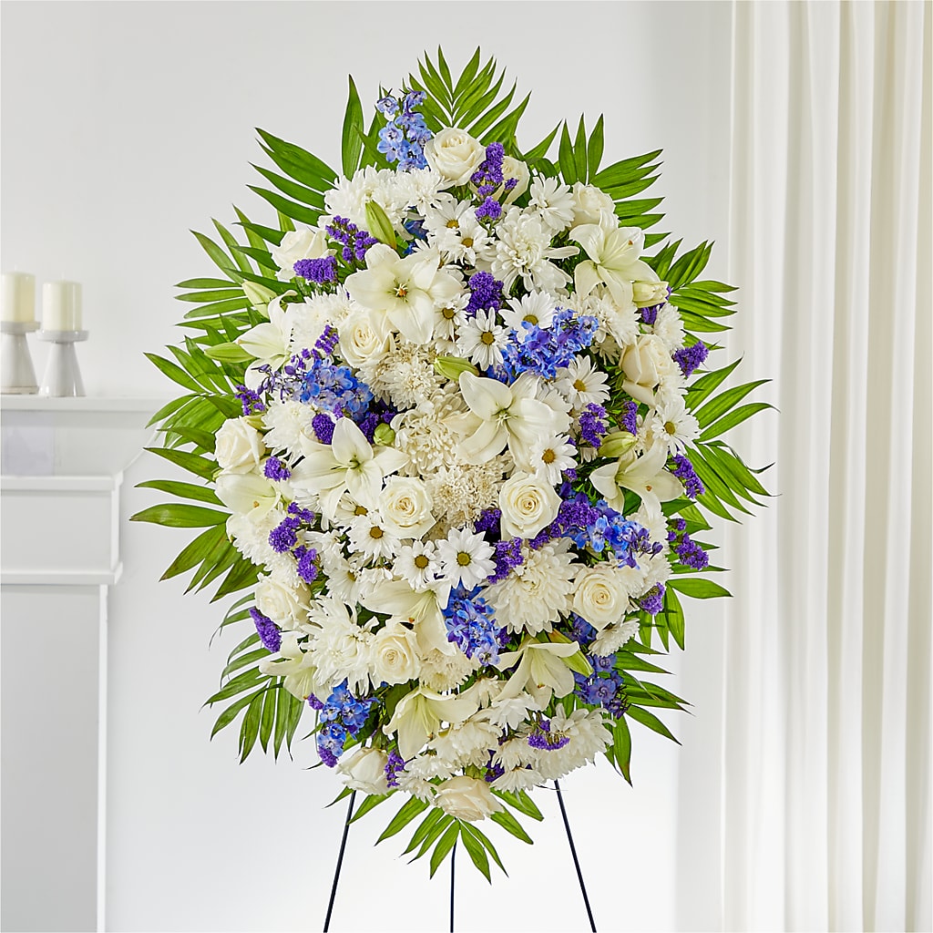 At Rest Standing Spray – LESLIE'S FLOWERS & PARTY SUPPLIES, Howell NJ