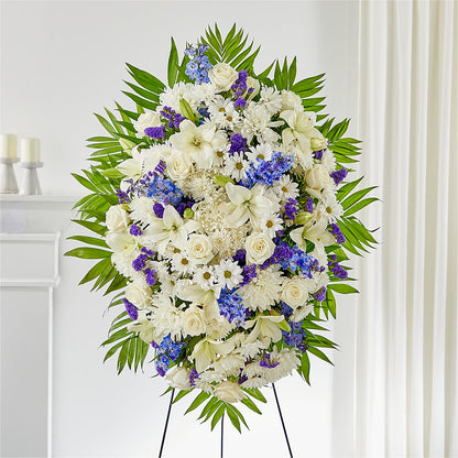 At Rest Standing Spray – LESLIE'S FLOWERS & PARTY SUPPLIES, Howell NJ