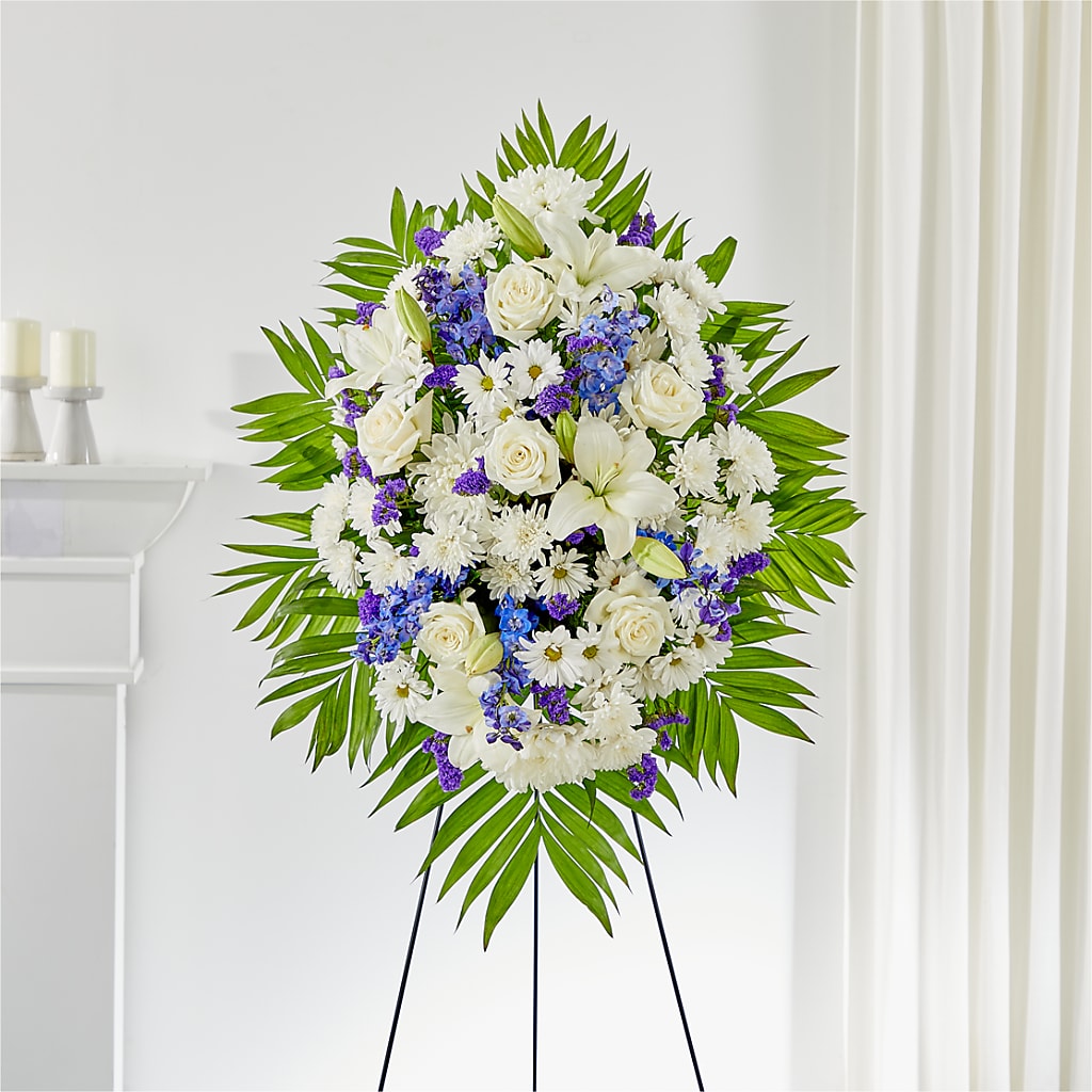 At Rest Standing Spray – LESLIE'S FLOWERS & PARTY SUPPLIES, Howell NJ
