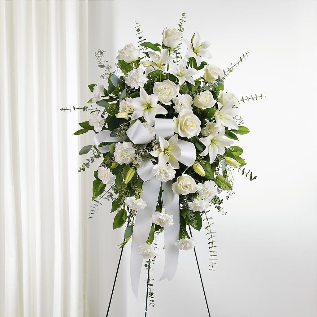 With Care Standing Spray – LESLIE'S FLOWERS & PARTY SUPPLIES, Howell NJ
