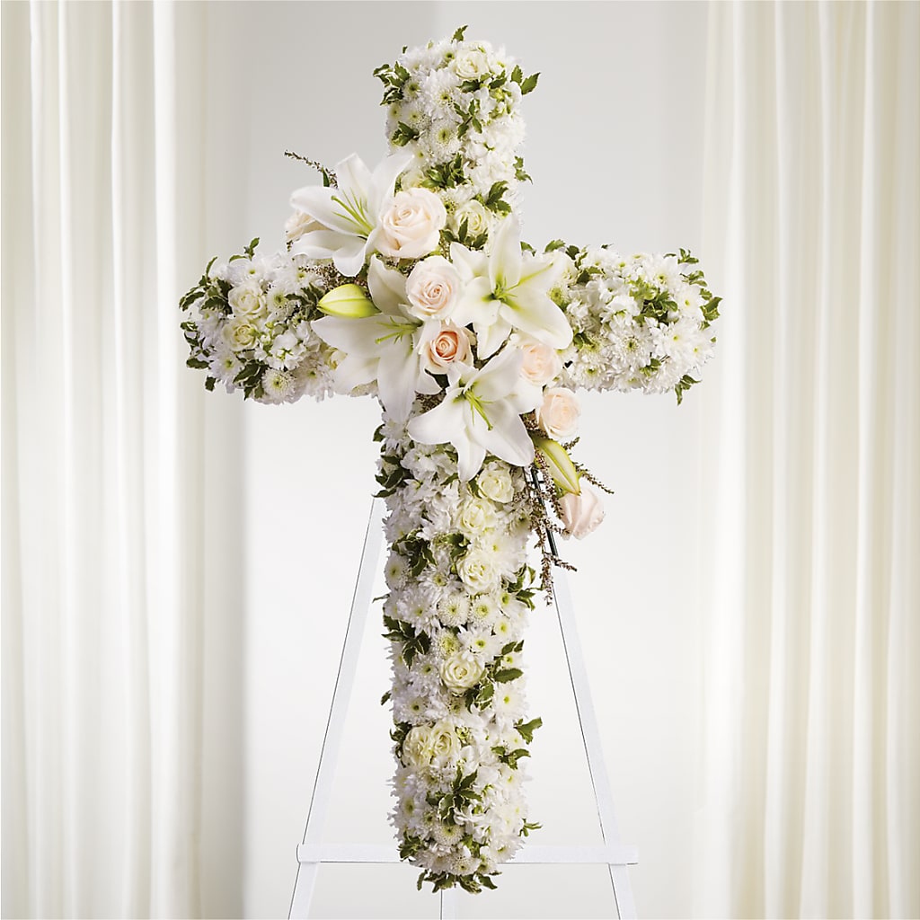 Spiritual Guidance Standing Spray – LESLIE'S FLOWERS & PARTY SUPPLIES, Howell NJ