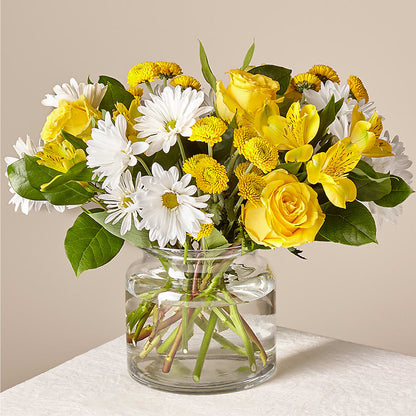 Sunny Sentiments Bouquet – LESLIE'S FLOWERS & PARTY SUPPLIES, Howell NJ