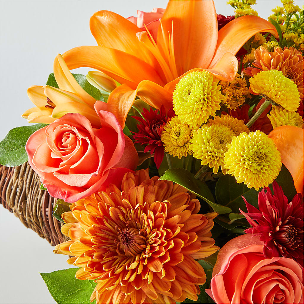 Bouquet of Blessings Cornucopia – LESLIE'S FLOWERS & PARTY SUPPLIES, Howell NJ