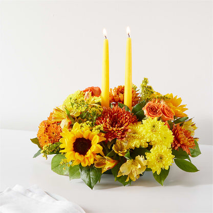 Autumn Harmony Centerpiece – LESLIE'S FLOWERS & PARTY SUPPLIES, Howell NJ