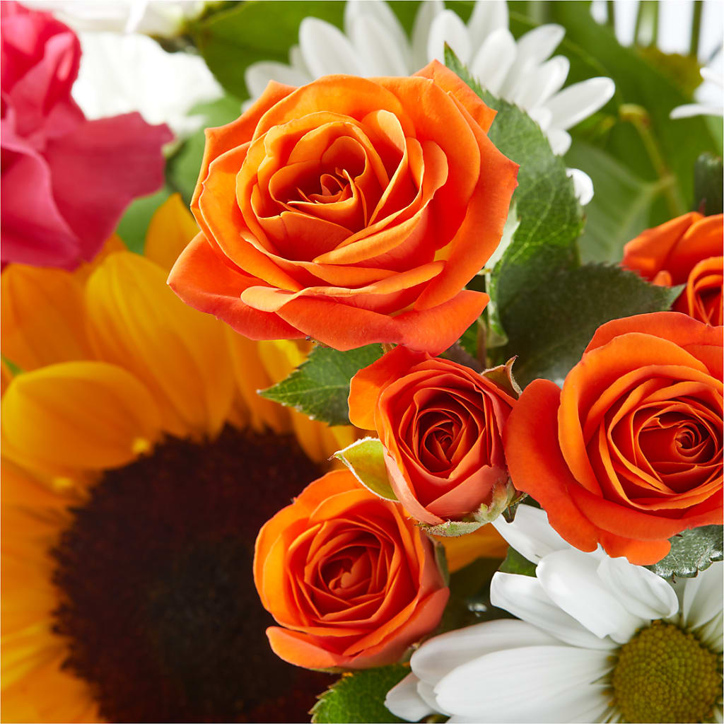 Sun-drenched Blooms Bouquet – LESLIE'S FLOWERS & PARTY SUPPLIES, Howell NJ