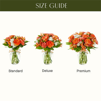 Apricot Glow Bouquet – LESLIE'S FLOWERS & PARTY SUPPLIES, Howell NJ