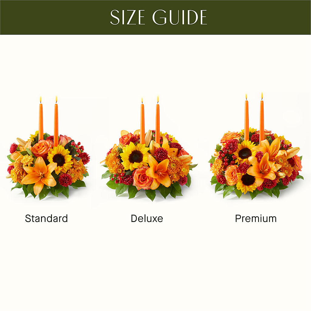 Grateful Centerpiece – LESLIE'S FLOWERS & PARTY SUPPLIES, Howell NJ