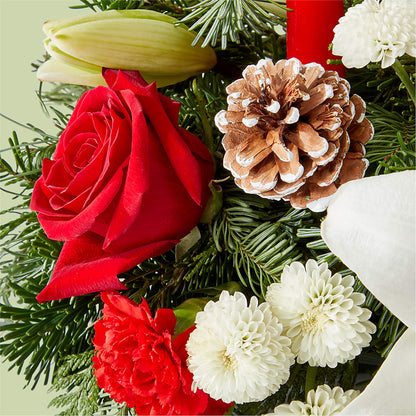 Seasonal Festivities Centerpiece – LESLIE'S FLOWERS & PARTY SUPPLIES, Howell NJ