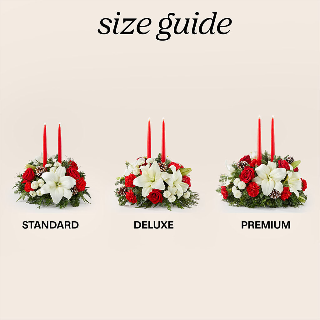 Seasonal Festivities Centerpiece – LESLIE'S FLOWERS & PARTY SUPPLIES, Howell NJ